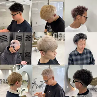 カラー パーマ メンズ 🫧ペール系カラー /デザイン秀喜🫧のヘアスタイル