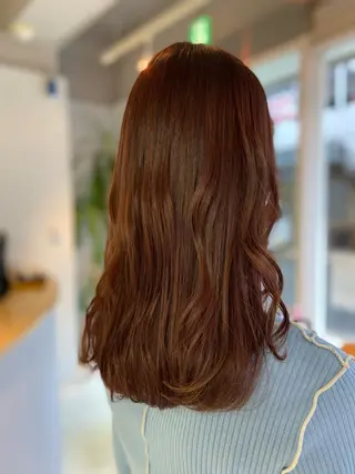 ロング カラー 菊地 美憂のヘアスタイル