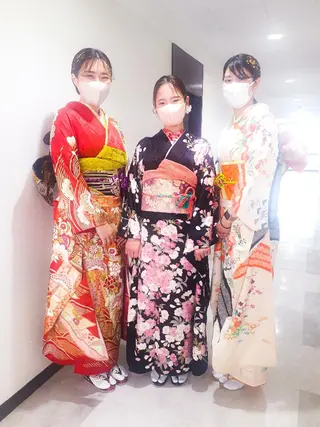 ロング ヘアアレンジ Hair&Make  Delight*のヘアスタイル