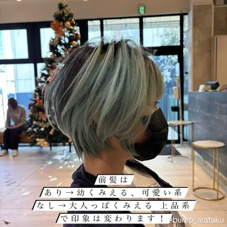 ショート ショートボブ/ 無料カット/荒砂のヘアスタイル