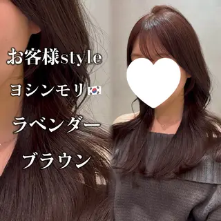 ロング ボブ・レイヤー 田中 励也のヘアスタイル