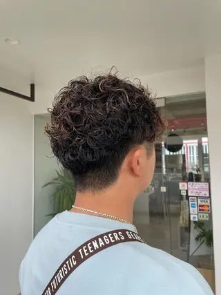 パーマ メンズ 木村 架音のヘアスタイル