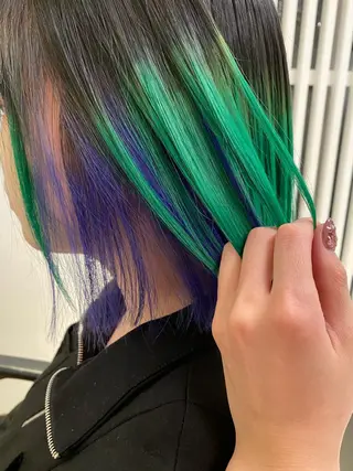 ミディアム カラー force  hair所属・🫧富田 苑実🫧のヘアスタイル