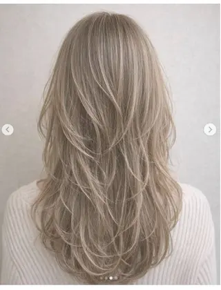 ロング M.SLASH 大元研二のヘアスタイル