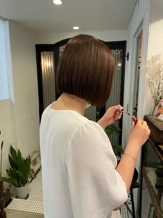 ショート 暖色カラー🧡 ボブ🧚‍♀️マナのヘアスタイル