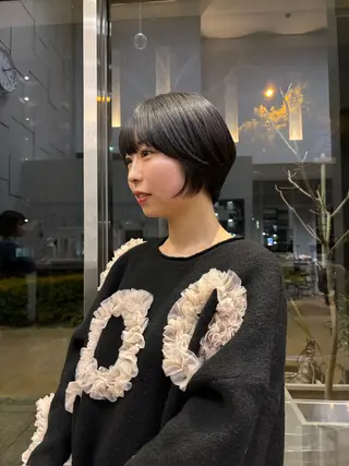 ショート miu /透明感カラーのヘアスタイル