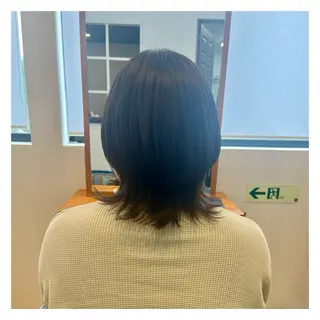 ミディアム agu hair north所属・北上 春華のヘアスタイル