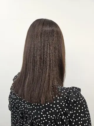 セミロング あいだ🐼ミニモ ２月限定クーポン配信のヘアスタイル