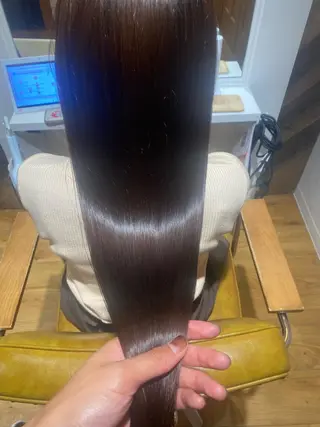 ロング カラー パーマ ヘアアレンジ 【暗め透明感カラー】 【インナー】小島良太のヘアスタイル