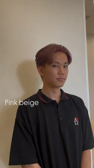 カラー メンズ 似合わせカット暖色 カラーhiyonaのヘアスタイル