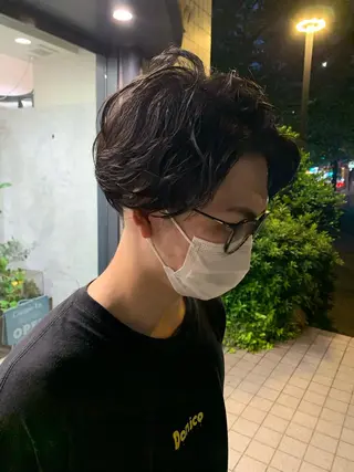 パーマ メンズ yukie🌷 /暖色🍒梅田サロンのヘアスタイル