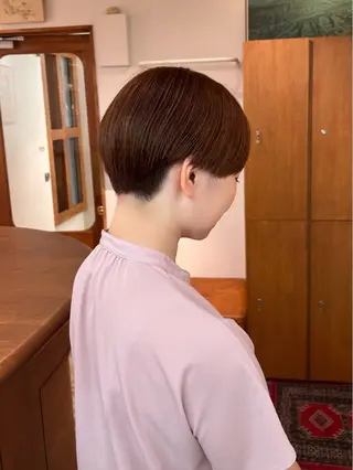 ショート ENIEN MAKE'S 立川所属・綾/ベージュカラー /パーマ🩰のヘアスタイル