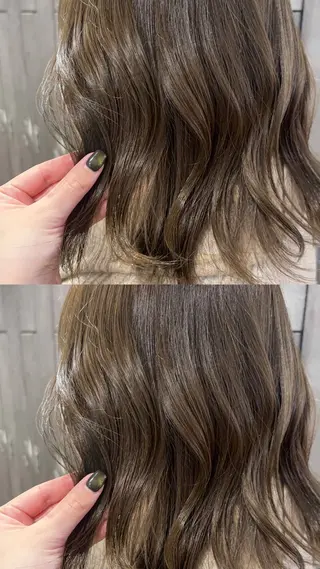 ミディアム カラー 梅田美容室/カット /Maoのヘアスタイル