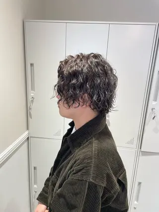 パーマ メンズ blanc hair 西中島MASARUのヘアスタイル