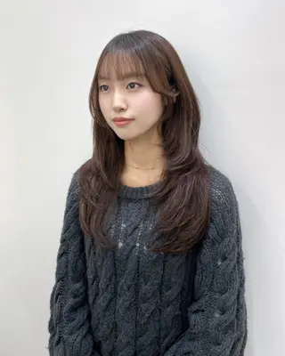 パーマ コテ巻き風パーマ 専門店　モモのヘアスタイル