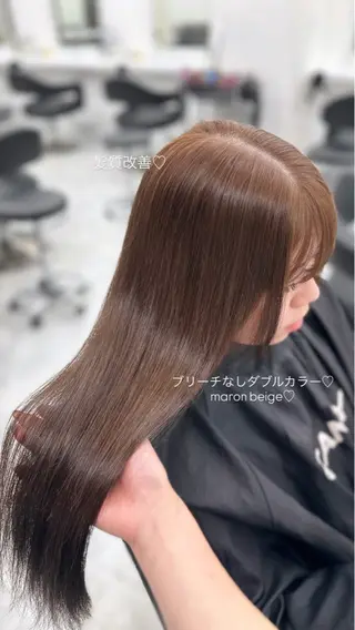 ロング カラー パーマ ヘアアレンジ メンズ キッズ ♥️韓国ヘア レイヤー♥️ゆりのヘアスタイル