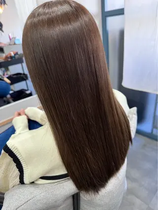 ロング カラー 吉原 愛のヘアスタイル
