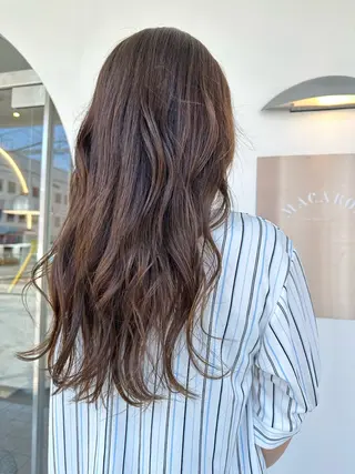 ロング カラー macaron郡山駅前店所属・北田 千鶴のヘアスタイル