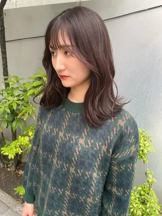 ミディアム HAIR design ARUE所属・仙台1優しい美容師 Kogaのヘアスタイル