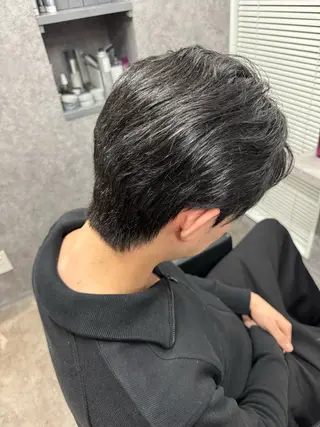 パーマ メンズ 立川韓国ヘア🇰🇷 ニュアンスパーマ安井のヘアスタイル