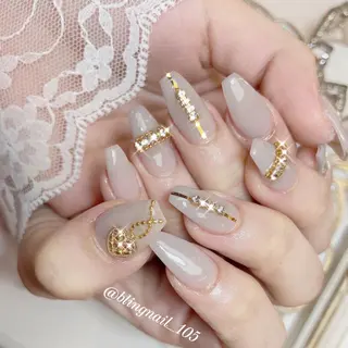 ネイル 23時まで❤︎韓国、 ワンホンネイルのネイルデザイン