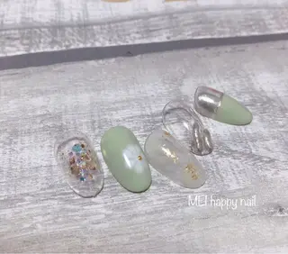 ネイル 北浦和 自爪育成ケアのネイルデザイン