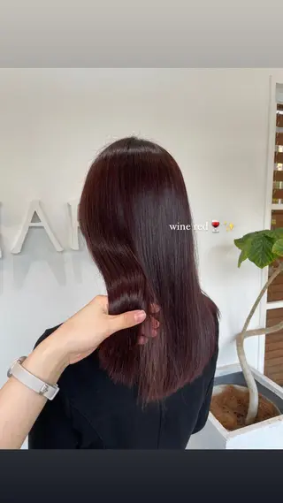 セミロング 暖色カラー/ 透明感/kohinaのヘアスタイル