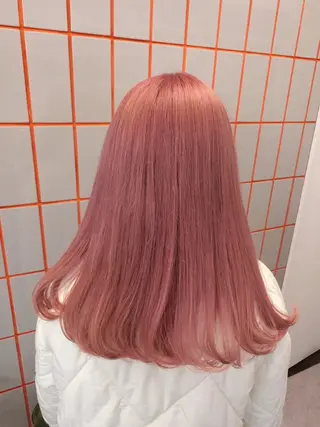 ミディアム カラー PELE所属・盛れる💖ミルクティ ー💍🎀yuiのヘアスタイル