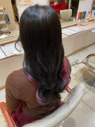 ロング カラー 🪽羽エク/Ash 店長/折目奈央🪽のヘアスタイル