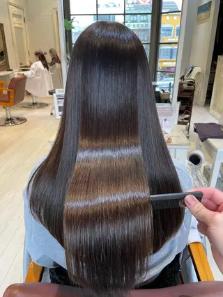 ロング F Beauty表参道所属・髪質改善/縮毛矯正/ 酸性ストレート/ガブのヘアスタイル