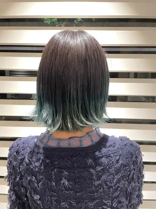 ミディアム カラー Bagus dua所属・堀田 翔子のヘアスタイル