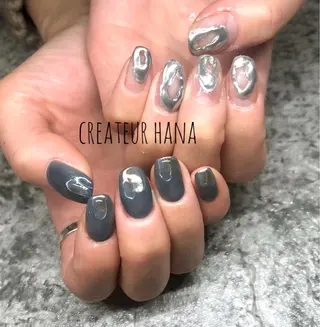 ネイル クレアトゥール華 都賀店所属・三橋 結菜のネイルデザイン