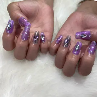 ネイル Amber21.所属・Nagahama Akariのネイルデザイン