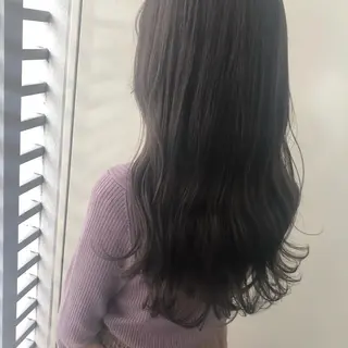 セミロング カラー 韓国🇰🇷レイヤー 映える顔周り🩷のヘアスタイル