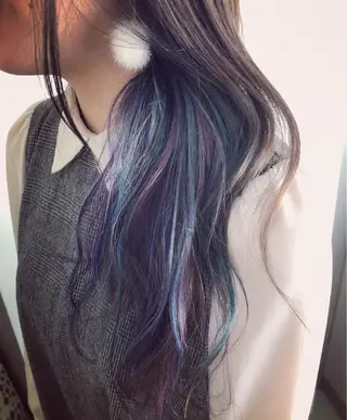 ロング カラー 原宿サロン代表 デザインカラー伊藤卓のヘアスタイル