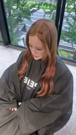 ロング カラー PELE/ハイトーン /NATSUKIのヘアスタイル