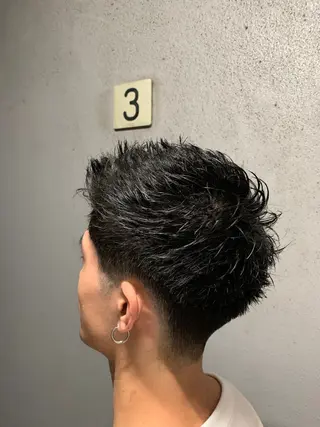 ショート メンズ HIRO銀座　三上 東真のヘアスタイル