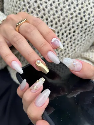 ネイル 🎀NAIL🎀 AI🪄︎︎◝✩のネイルデザイン