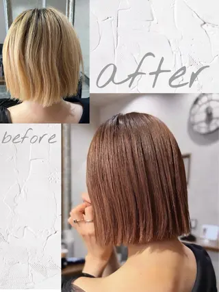 ショート カラー 🩵MAMI🩵 【enx鶴ヶ峰店】のヘアスタイル