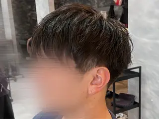 メンズ 💓Yuri💓 ハイトーン/デザインのヘアスタイル