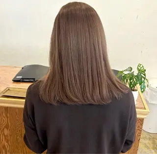 セミロング カラー Defi【ディフィー】所属・defi/ rinaのヘアスタイル