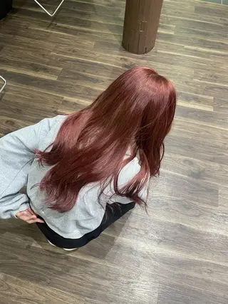 ロング レイヤーカット🎀 ブリーチ/なるのヘアスタイル