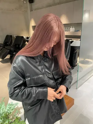 ロング くすみカラー/縮毛 ayukaのヘアスタイル