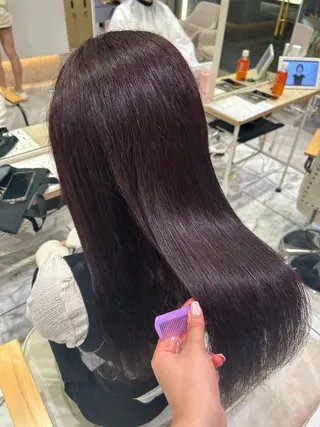 ロング カラー 暖色系ツヤカラー コトノ🫧のヘアスタイル