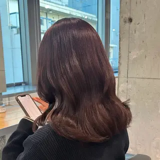 セミロング カラー IS所属・横浜美容室/透明感 カラー/レイヤーのヘアスタイル