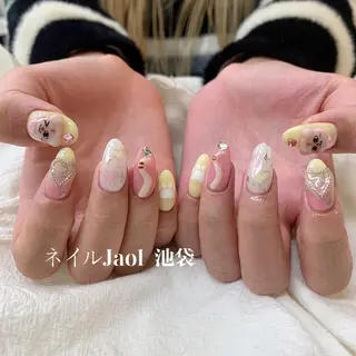 ミディアム nail jaol池袋店所属・ネイルJaol 池袋のネイルデザイン