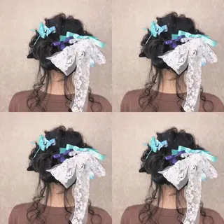 セミロング ヘアアレンジ 🌷MAYU 🌷のヘアスタイル