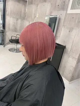 ロング カラー パーマ ヘアアレンジ メンズ キッズ 🍭HAYATO🍭 ボブ×ハイトーンのヘアスタイル
