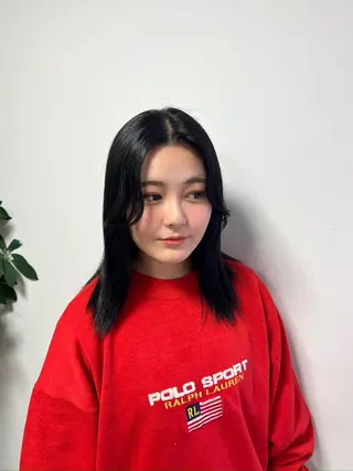 ミディアム 【Natural】 KURUMI🍒のヘアスタイル