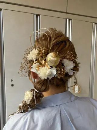 ロング ヘアアレンジ Iris by artina 武蔵小杉店【イリス バイ アルティナ】所属・🎼レイヤー/顔周り カット/nene♬のヘアスタイル